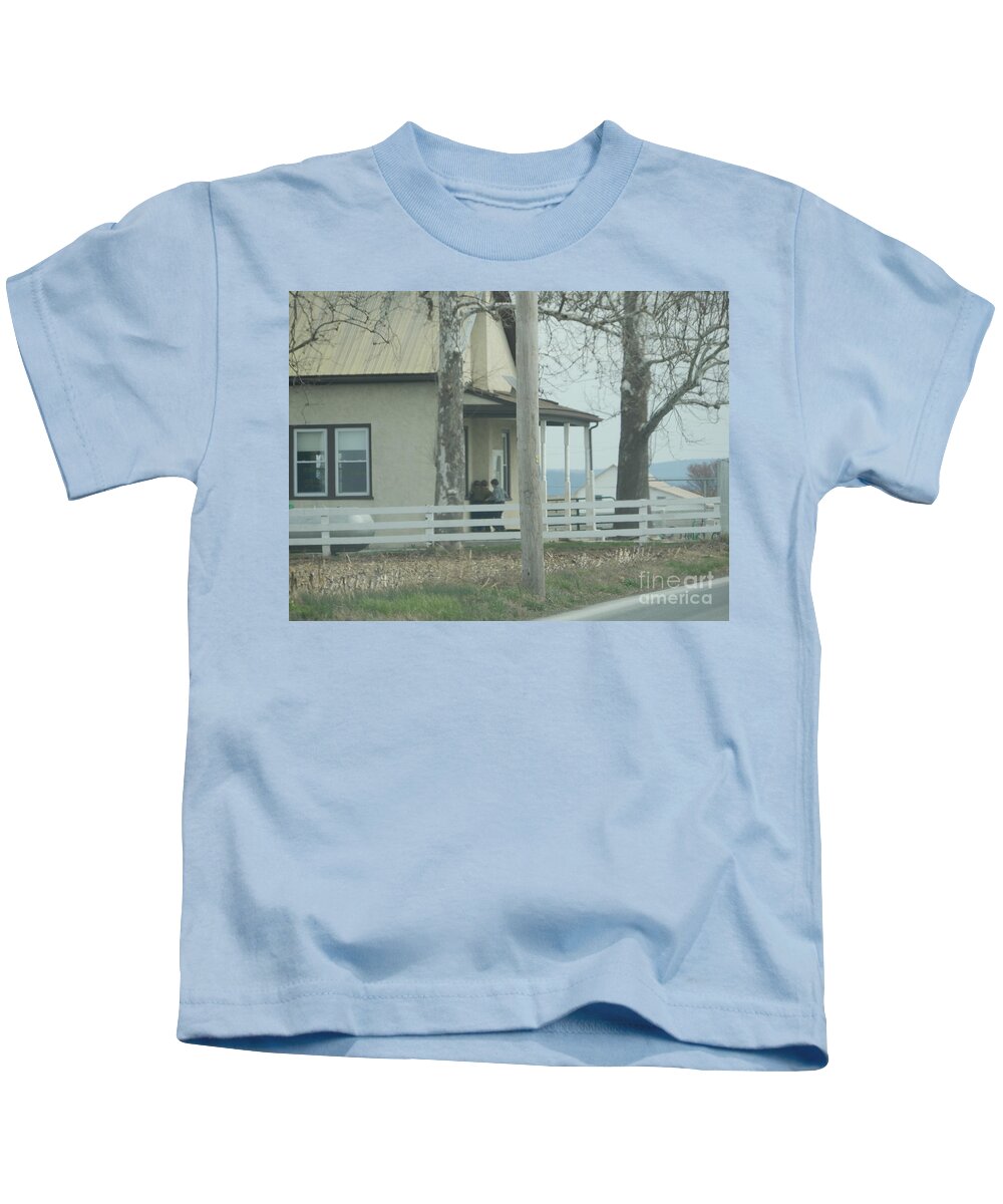 Amish Kids T-Shirt featuring the photograph School Time Fun by Christine Clark