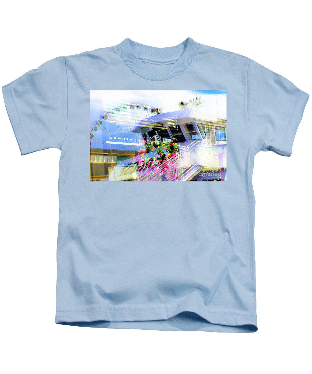 Seattle Kids T-Shirt featuring the photograph Seattle Washington 3 by Merle Grenz
