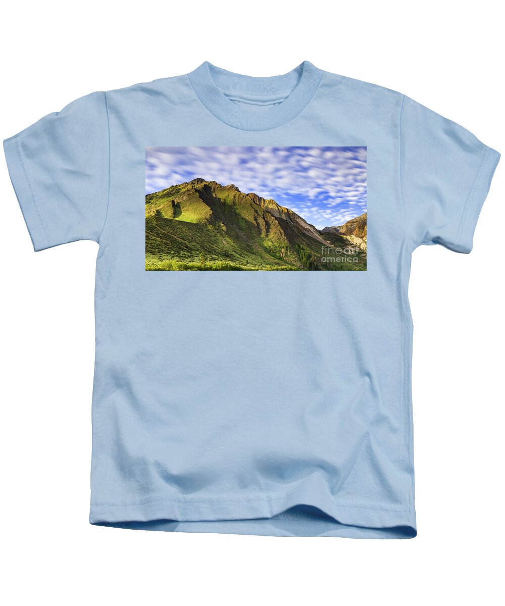 Sherwin Range Kids T-Shirt featuring the photograph Sherwin Range by Anthony Michael Bonafede