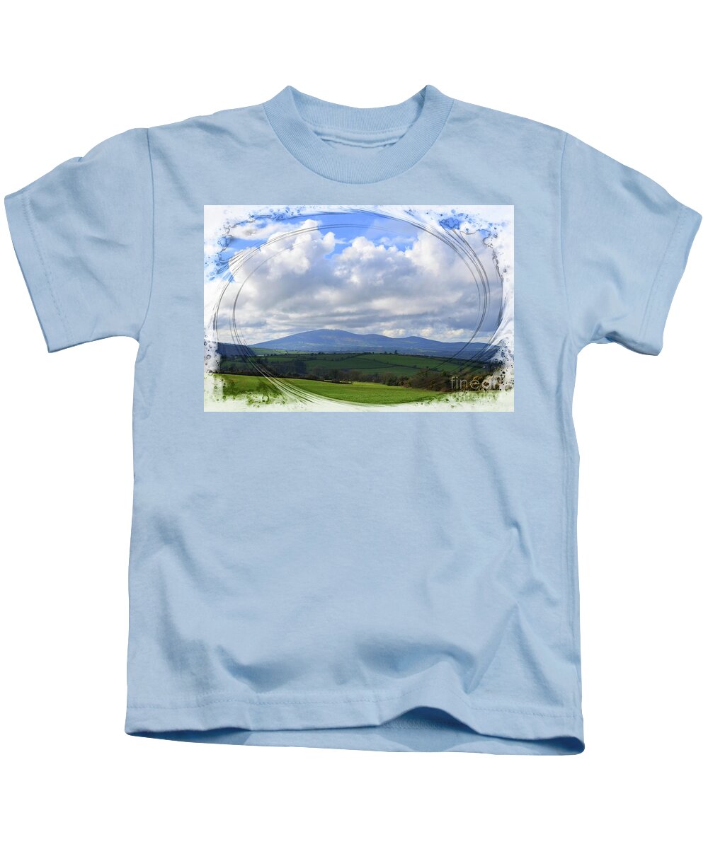 Slievenamon Kids T-Shirt featuring the photograph Slievenamon - The Mountain of the Women by Joe Cashin