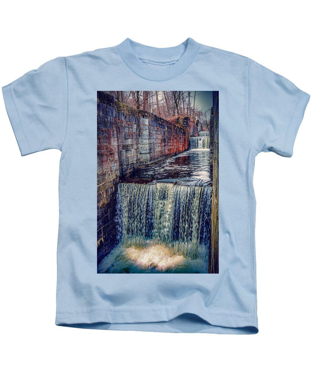  Kids T-Shirt featuring the photograph Spring at the Combines by Kendall McKernon