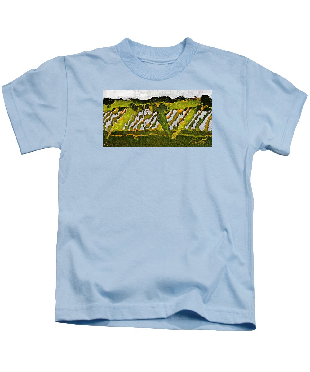 Abstract Kids T-Shirt featuring the photograph The Bridge - Me to You by Tom Cameron