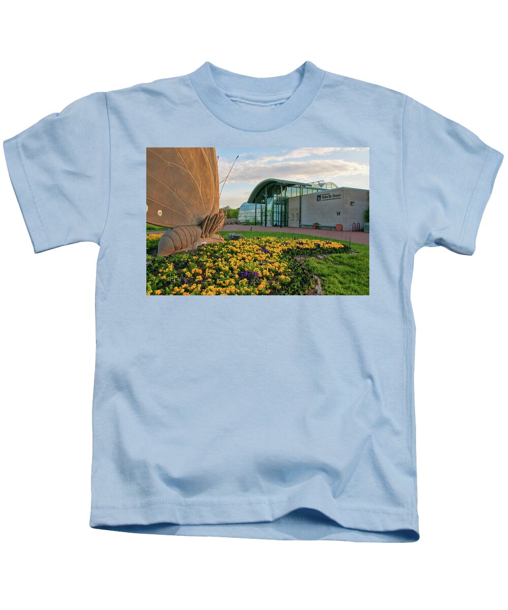 Saint Louis Kids T-Shirt featuring the photograph The Butterfly House by Steve Stuller