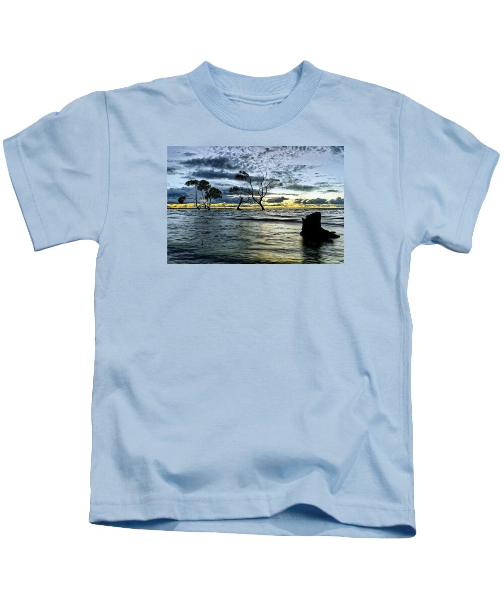 2015 Kids T-Shirt featuring the photograph The Mangrove Trees by Robert Charity