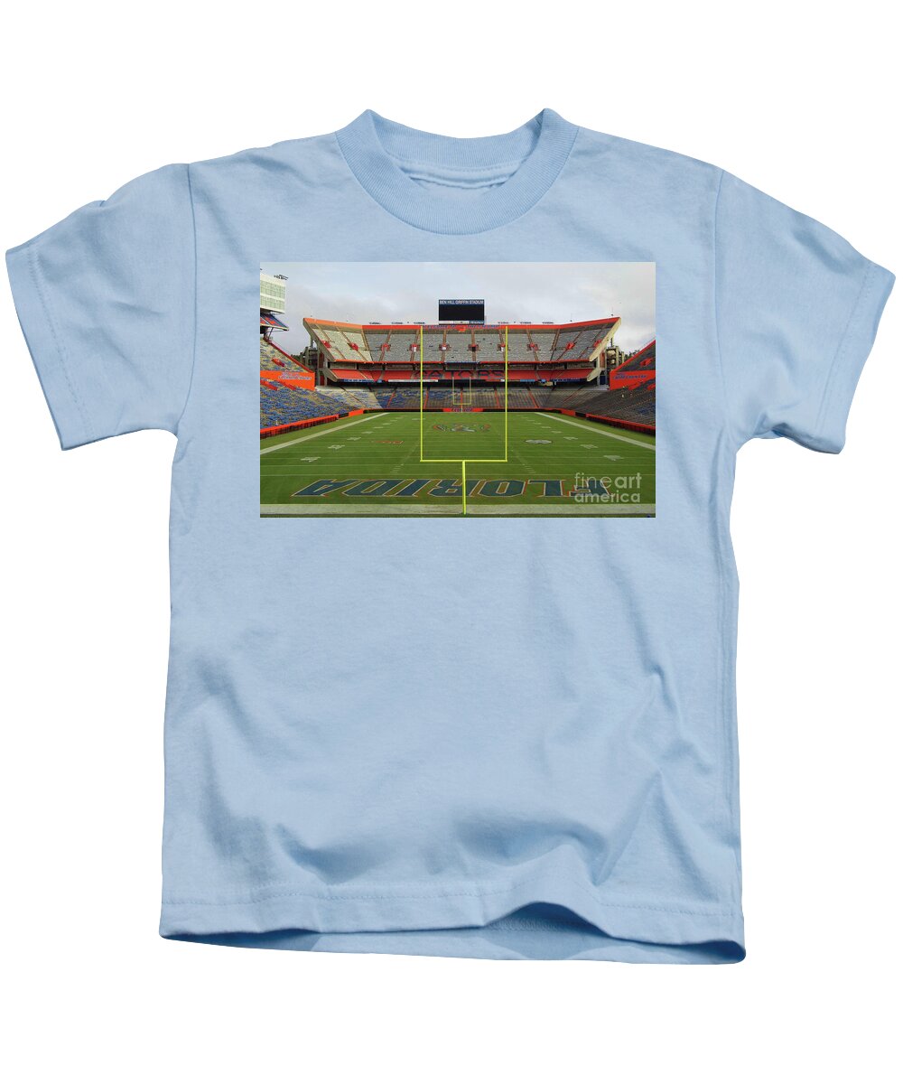 University Of Florida Kids T-Shirt featuring the photograph The Swamp by D Hackett
