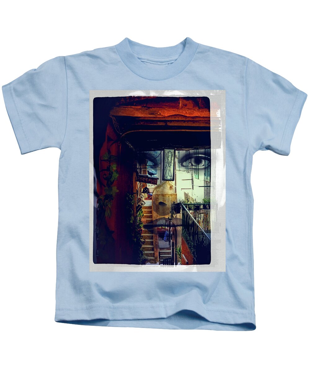 Diner Kids T-Shirt featuring the photograph Time for diner by Gabi Hampe