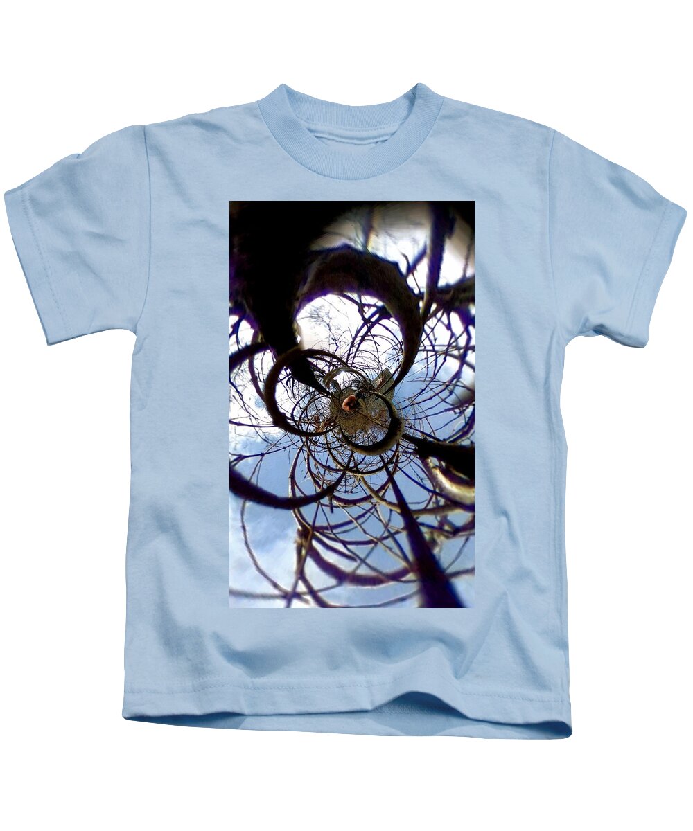 Uther Kids T-Shirt featuring the photograph Time Tunnel by Uther Pendraggin