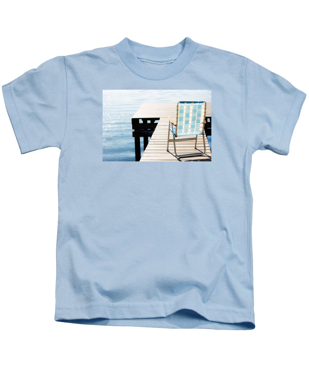 Paradise Kids T-Shirt featuring the photograph Turquoise Paradise by Parker Cunningham