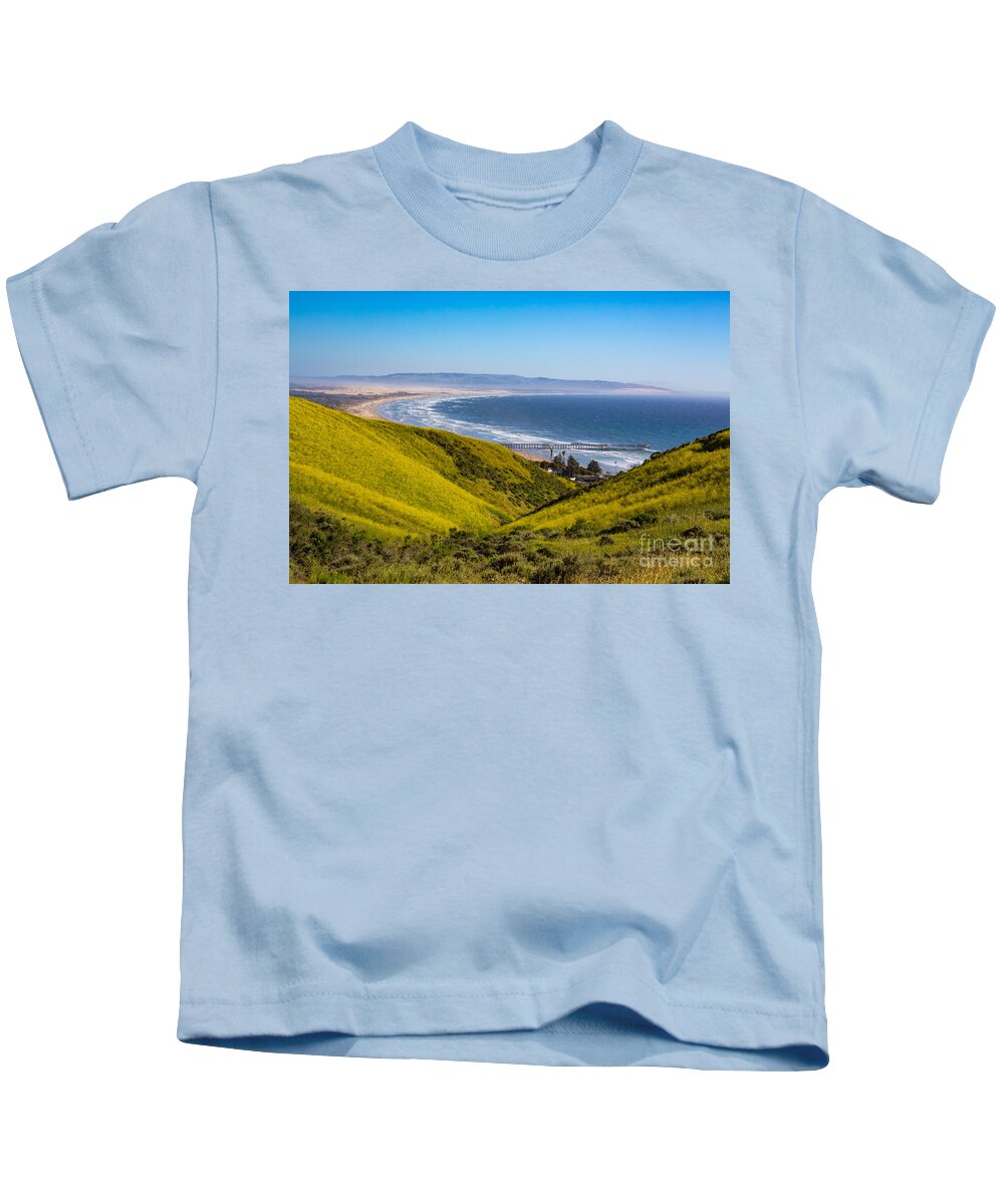 Landscape Kids T-Shirt featuring the photograph View From The Pismo Preserve by Mimi Ditchie