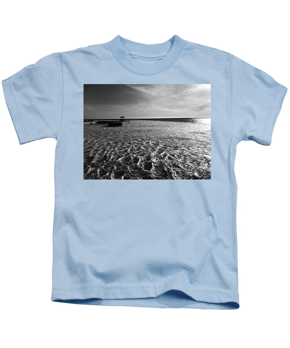 Lake Michigan Kids T-Shirt featuring the photograph Winter by Dennis Richardson