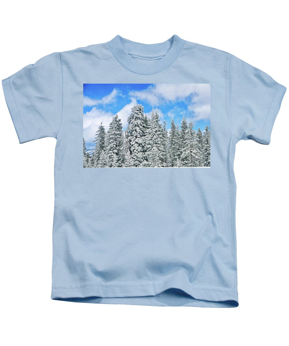 Winter Kids T-Shirt featuring the photograph Winterscape by Jeffrey Kolker
