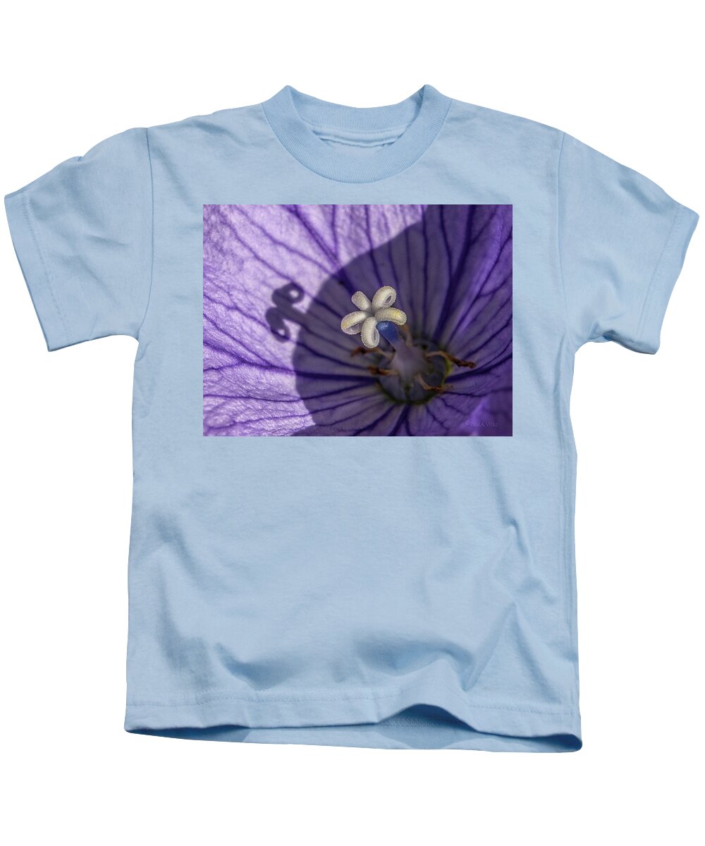 Purple Kids T-Shirt featuring the photograph Yea, Like That Too.... by Paul Vitko