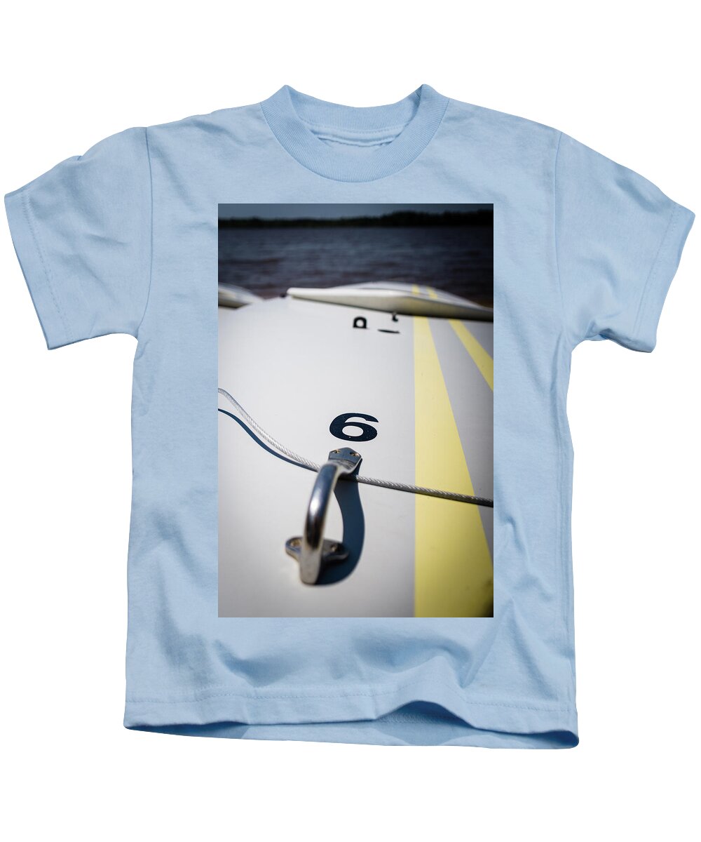 Lake Crabtree Kids T-Shirt featuring the photograph Yellow by Wade Brooks