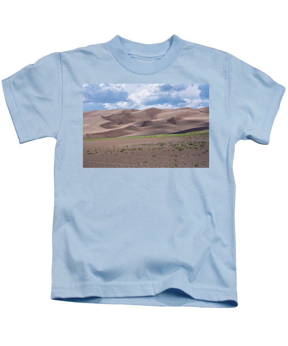 America Kids T-Shirt featuring the photograph Great Sand Dunes National Park in Colorado #1 by Kyle Lee