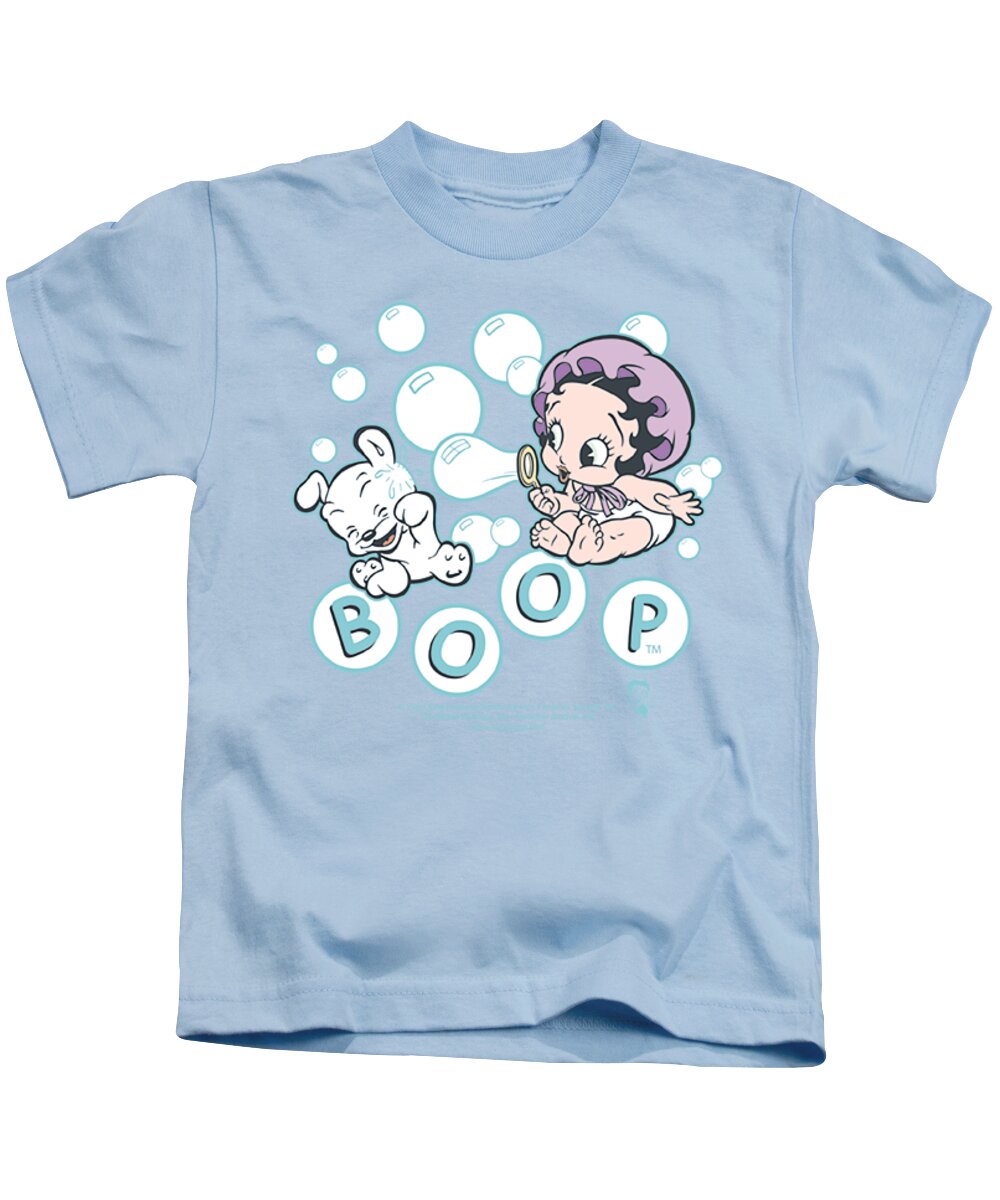  Kids T-Shirt featuring the digital art Boop - Baby Bubbles by Brand A