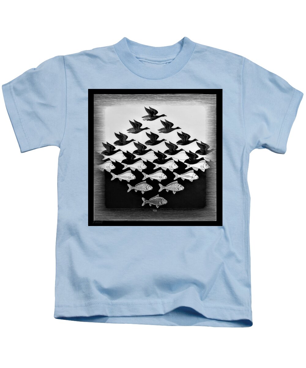 Maurits Cornelis Escher Kids T-Shirt featuring the photograph Escher 115 by Rob Hans