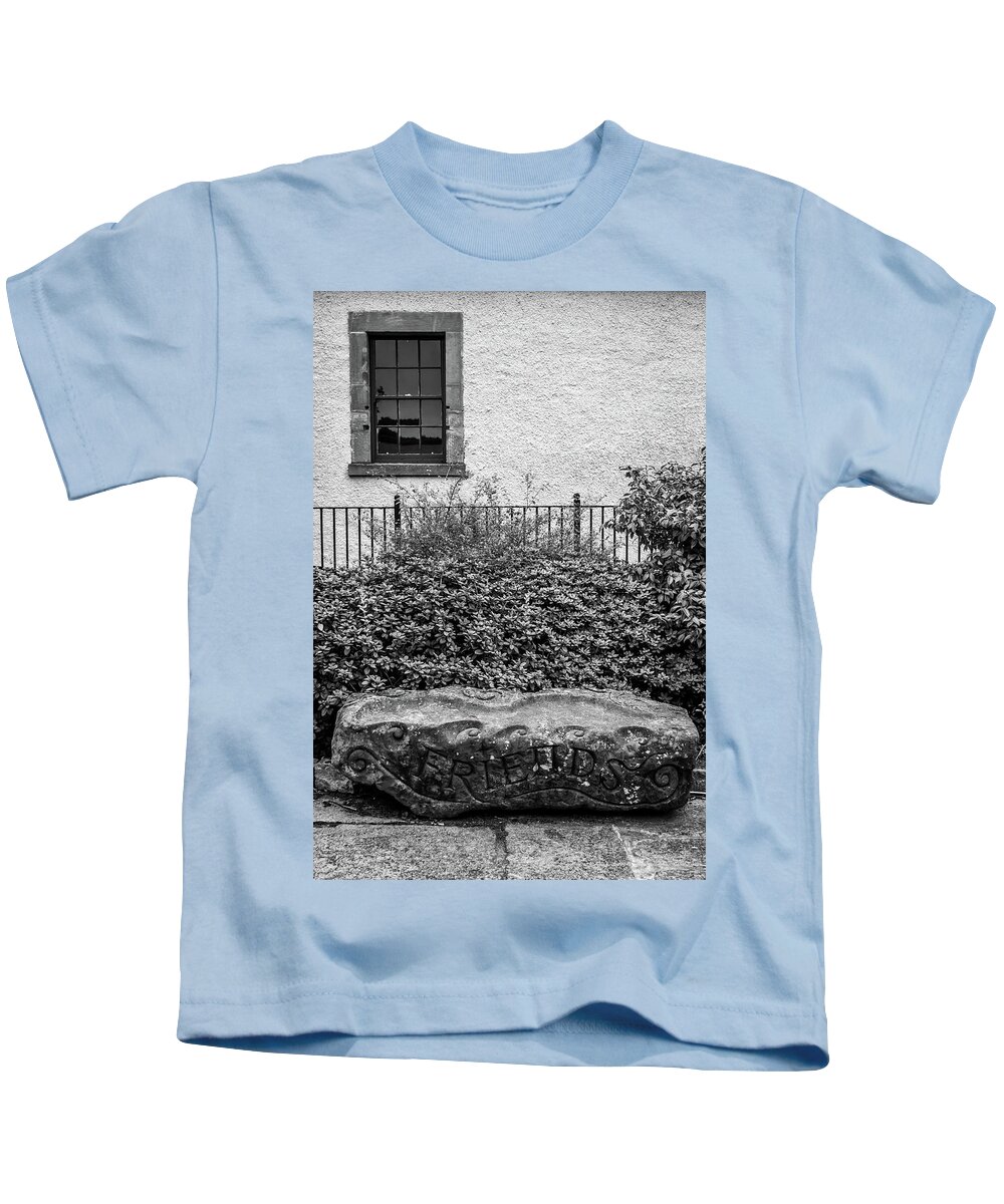 Friends Kids T-Shirt featuring the photograph Friends are Like Windows Through Which You See Out into the World and Back into Yourself by Susie Weaver