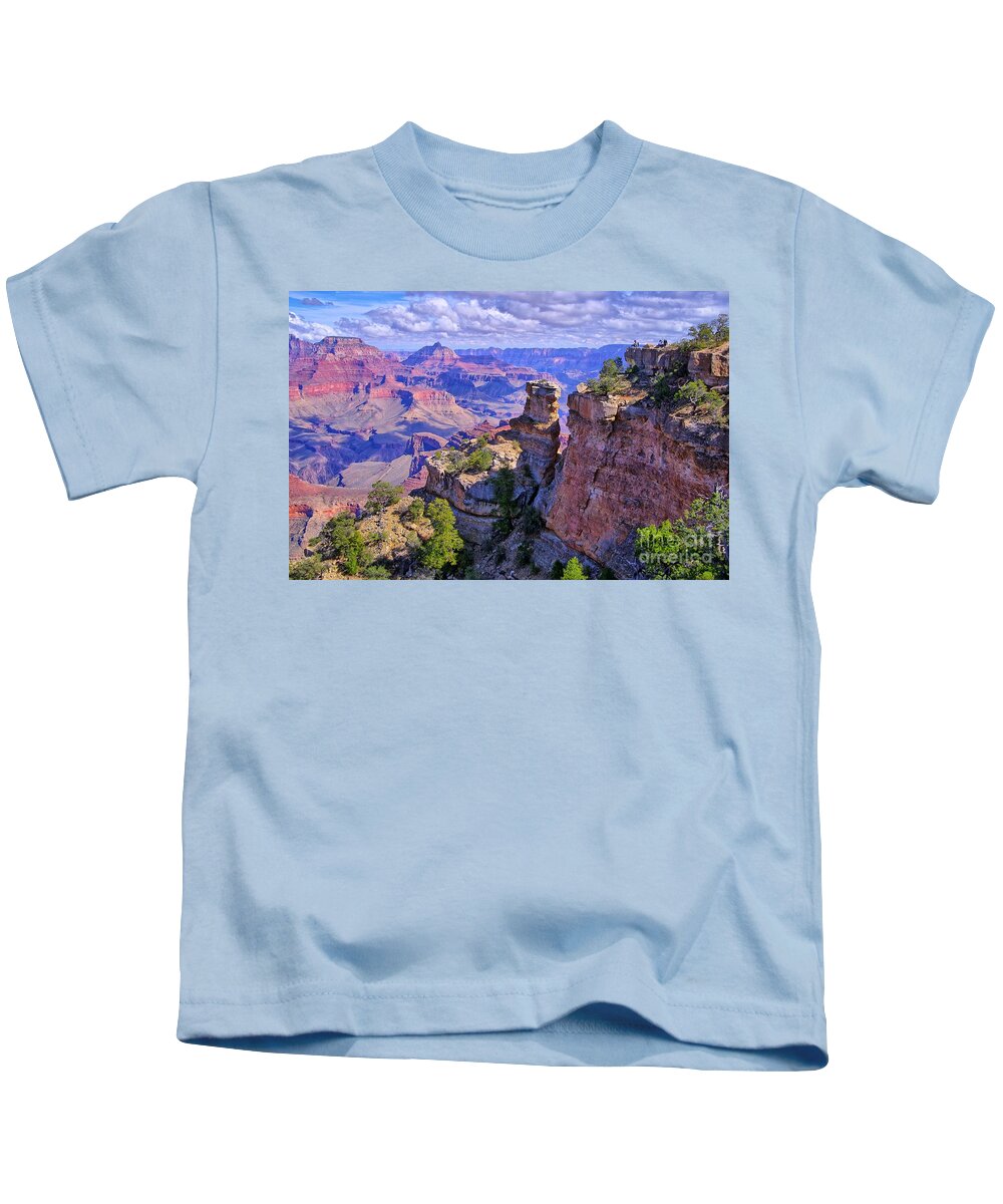 Grand Canyon Kids T-Shirt featuring the photograph Grand Canyon Overlook by Alex Morales