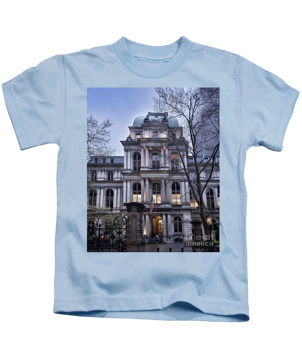 Boston Kids T-Shirt featuring the photograph Old City Hall, Boston by Mary Capriole