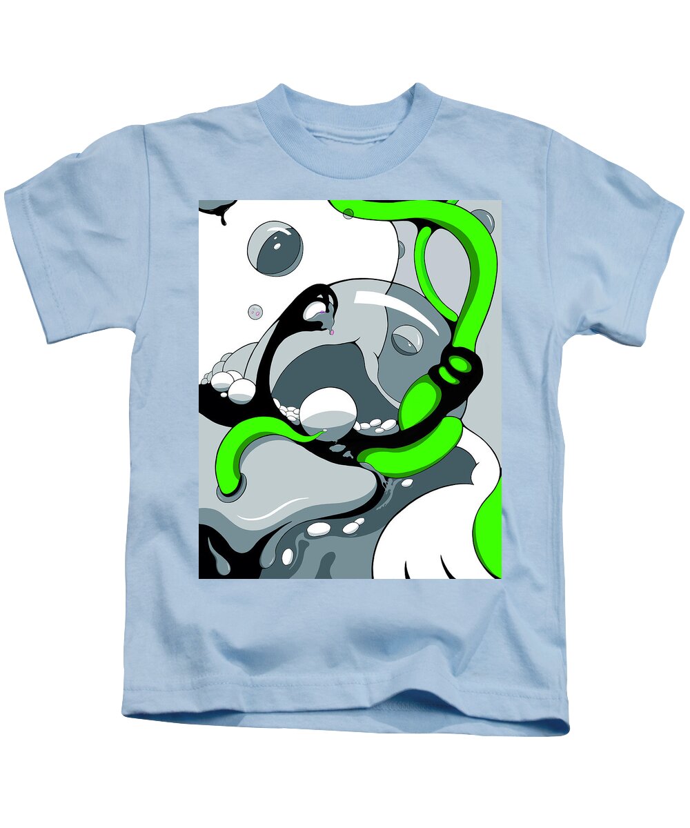 Vines Kids T-Shirt featuring the drawing POP Culture by Craig Tilley