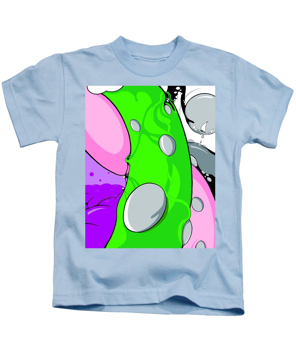 Vine Kids T-Shirt featuring the drawing Reentry by Craig Tilley