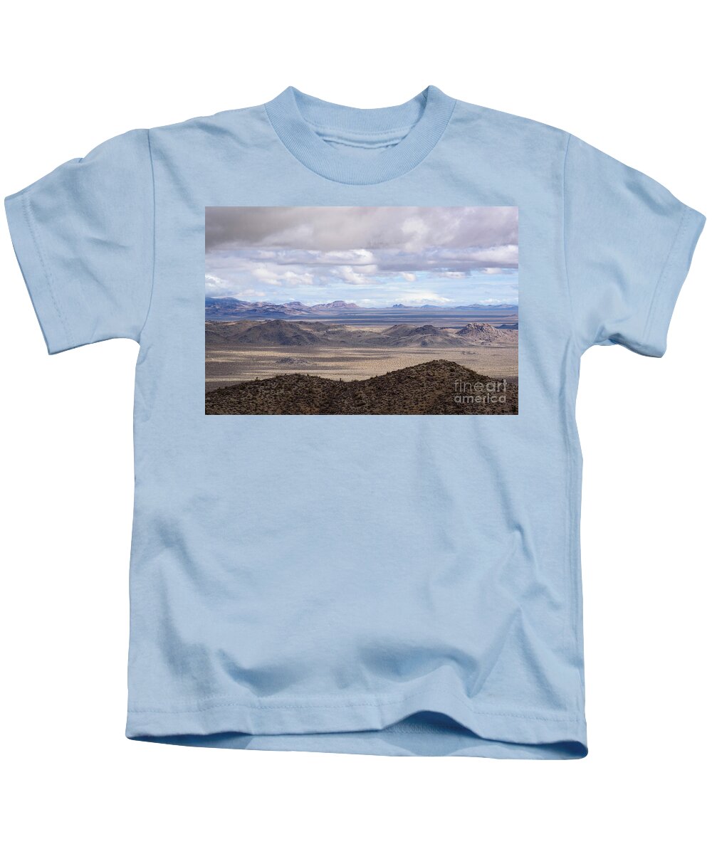 Mojave Desert Kids T-Shirt featuring the photograph Valley View by Jeff Hubbard