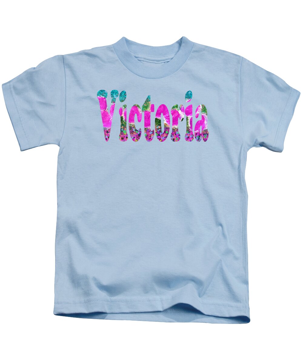 Victoria Kids T-Shirt featuring the painting Victoria by Corinne Carroll