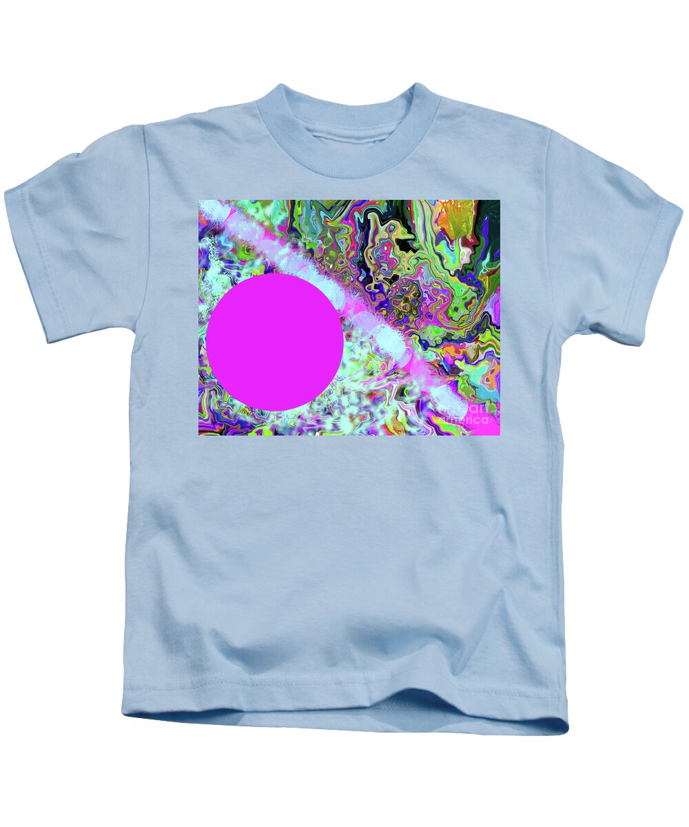  Kids T-Shirt featuring the digital art 2-21-2009abcdef #1 by Walter Paul Bebirian