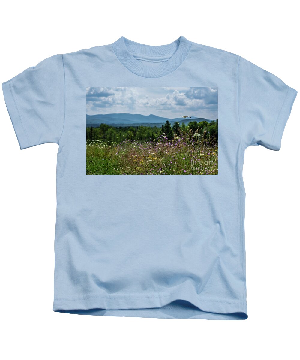 Mountains Kids T-Shirt featuring the photograph Adirondack Scenery by Jessica Brown