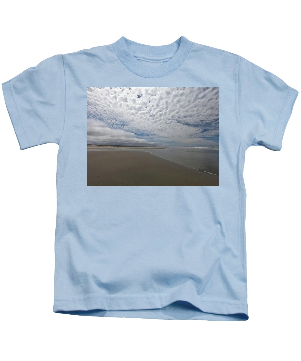 Agate Beach Kids T-Shirt featuring the photograph Agate Beach, Newport OR by John Parulis
