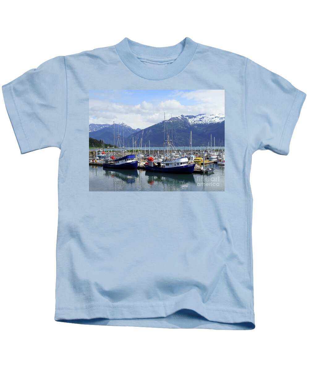 Haines Kids T-Shirt featuring the photograph Alaska by Terri Brewster