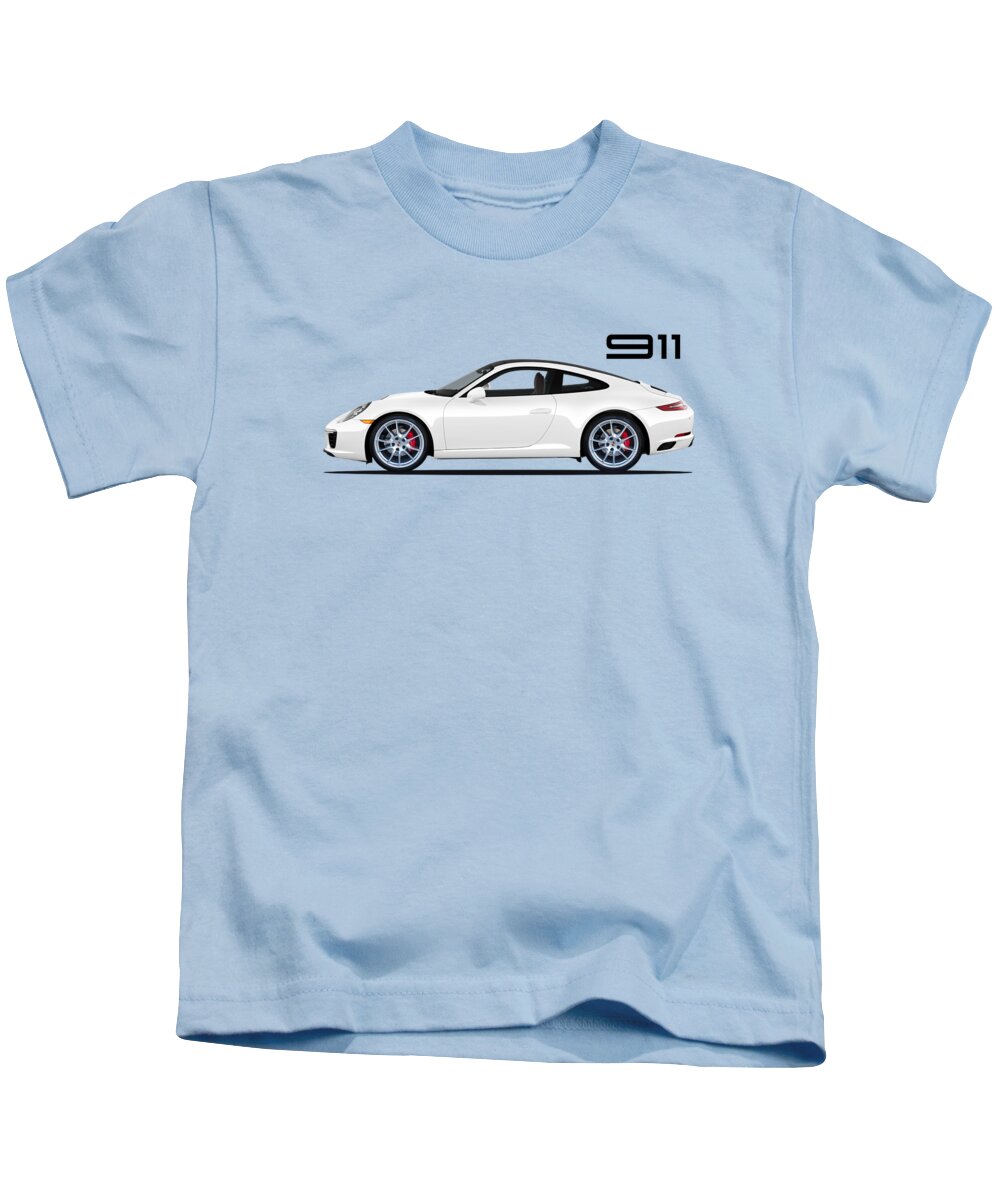 Porsche 911 Carrera S Kids T-Shirt featuring the photograph 911 Carrera S by Mark Rogan