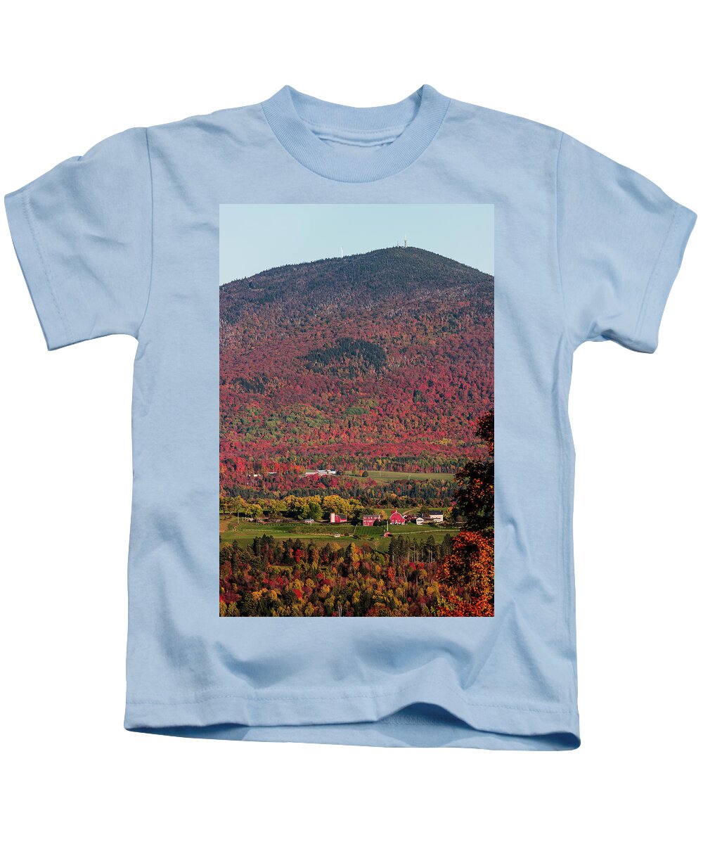 Vermont Kids T-Shirt featuring the photograph Autumn in Vermont by Tim Kirchoff