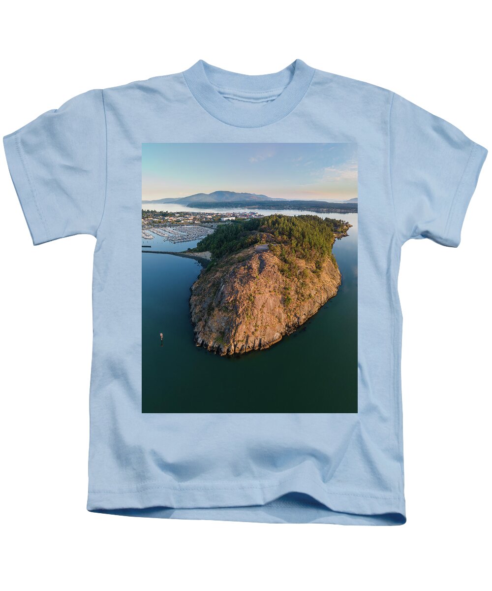 Cap Sante Kids T-Shirt featuring the photograph Cap Sante Vertical by Michael Rauwolf
