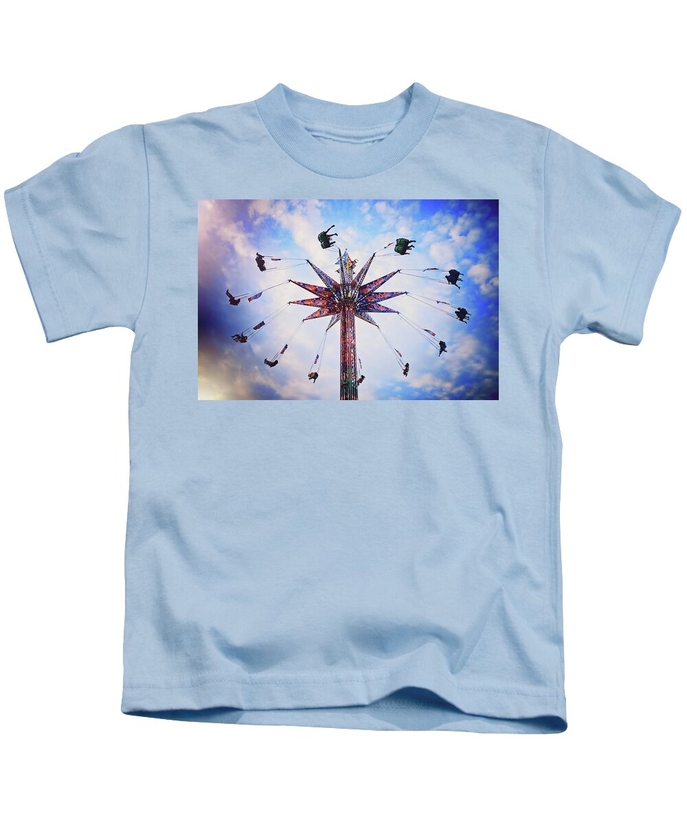  Kids T-Shirt featuring the photograph Carnival by Nicole Engstrom