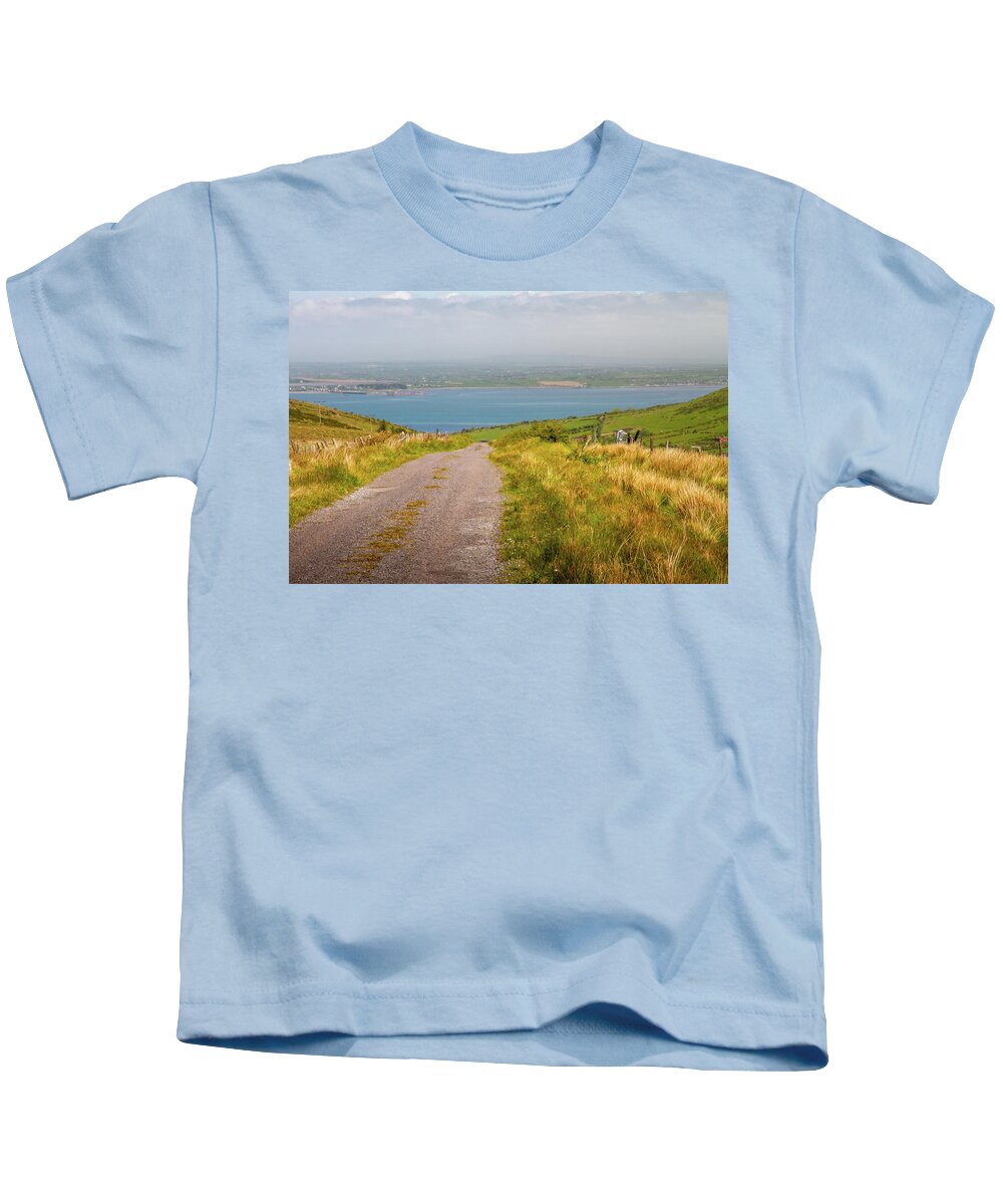 Hill Kids T-Shirt featuring the photograph Down to Tralee Bay by Mark Callanan