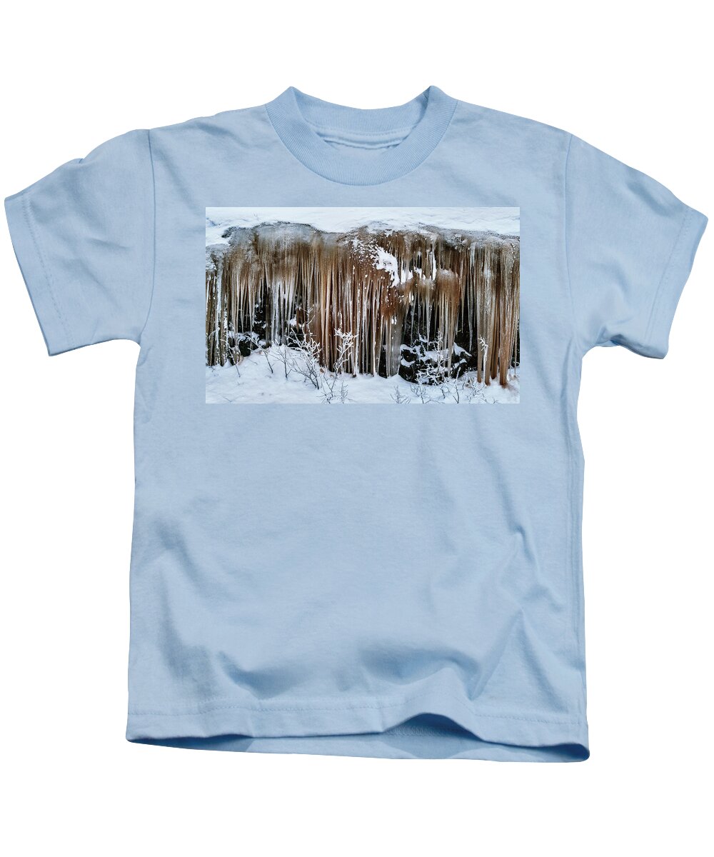 Drip Ice Kids T-Shirt featuring the photograph Drip Ice by Pekka Sammallahti