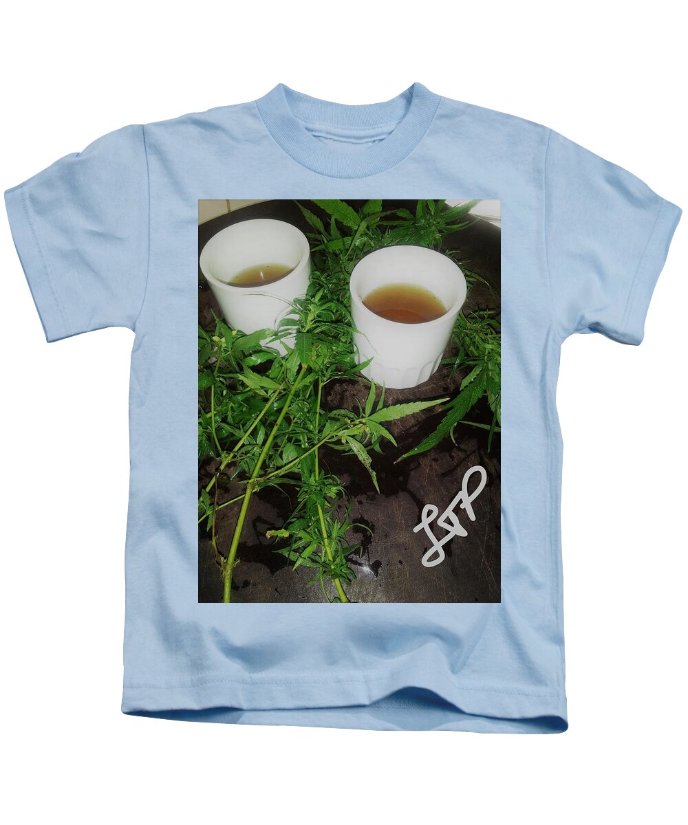 Cannabis Kids T-Shirt featuring the photograph Healing of the Nation by Esoteric Gardens KN