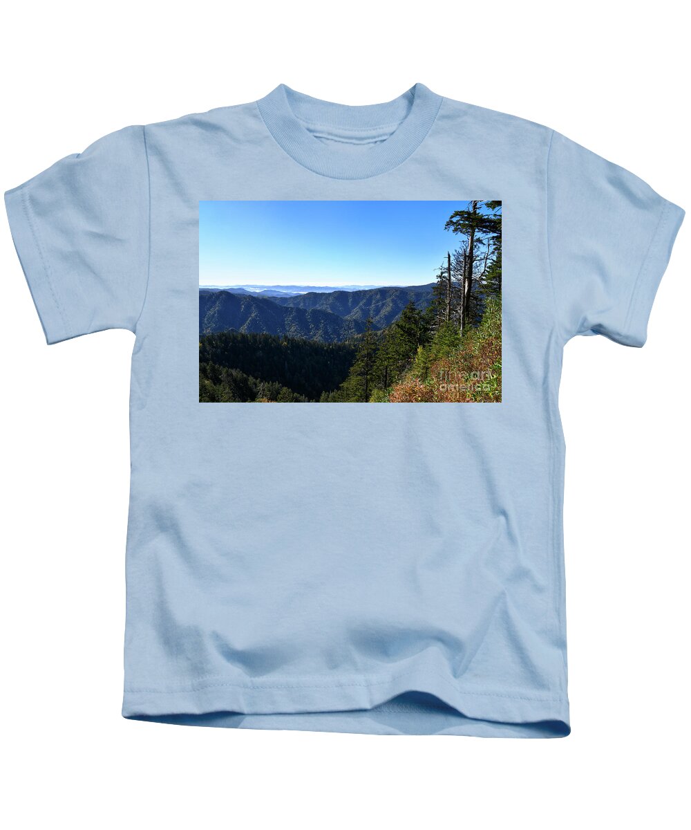 Mount Leconte Kids T-Shirt featuring the photograph Mount LeConte 7 by Phil Perkins