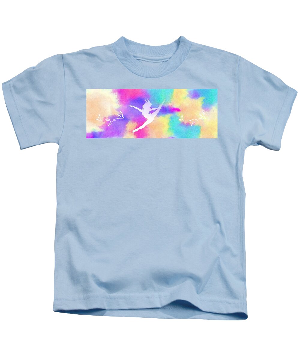 Sky Kids T-Shirt featuring the digital art SkY by Auranatura Art
