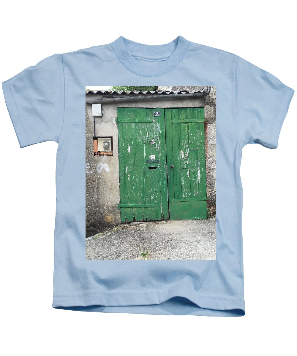 Old Kids T-Shirt featuring the photograph Spain Door 12 by Cheryl Rhodes