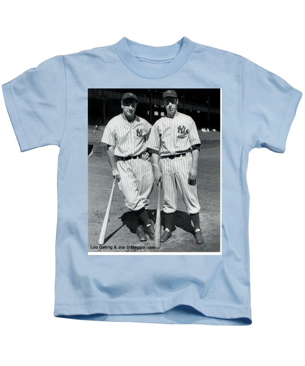 Who Gary Joe DiMaggio new york yankees Kids T-Shirt by Peter Nowell - Pixels