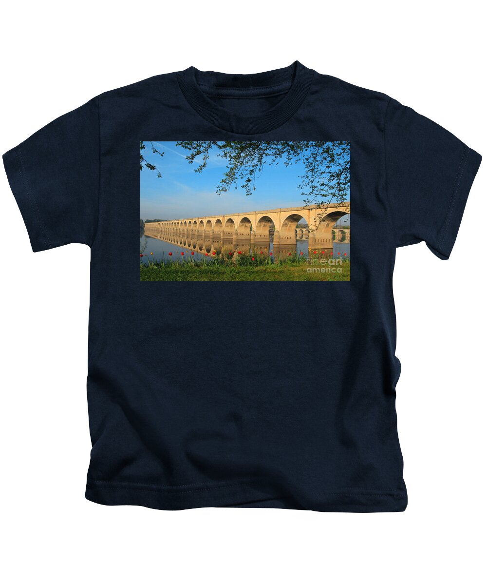 Reflections Kids T-Shirt featuring the photograph Mirror Image by Geoff Crego