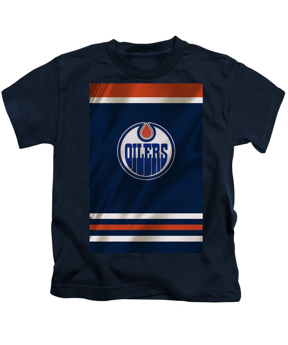 NHL Edmonton Oilers Men's short Sleeve Crew Neck T-shirt.