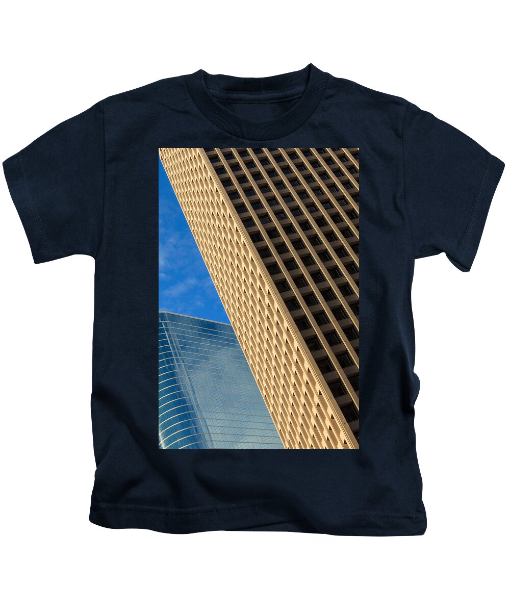 Architecture Kids T-Shirt featuring the photograph Skyscrapers by Raul Rodriguez