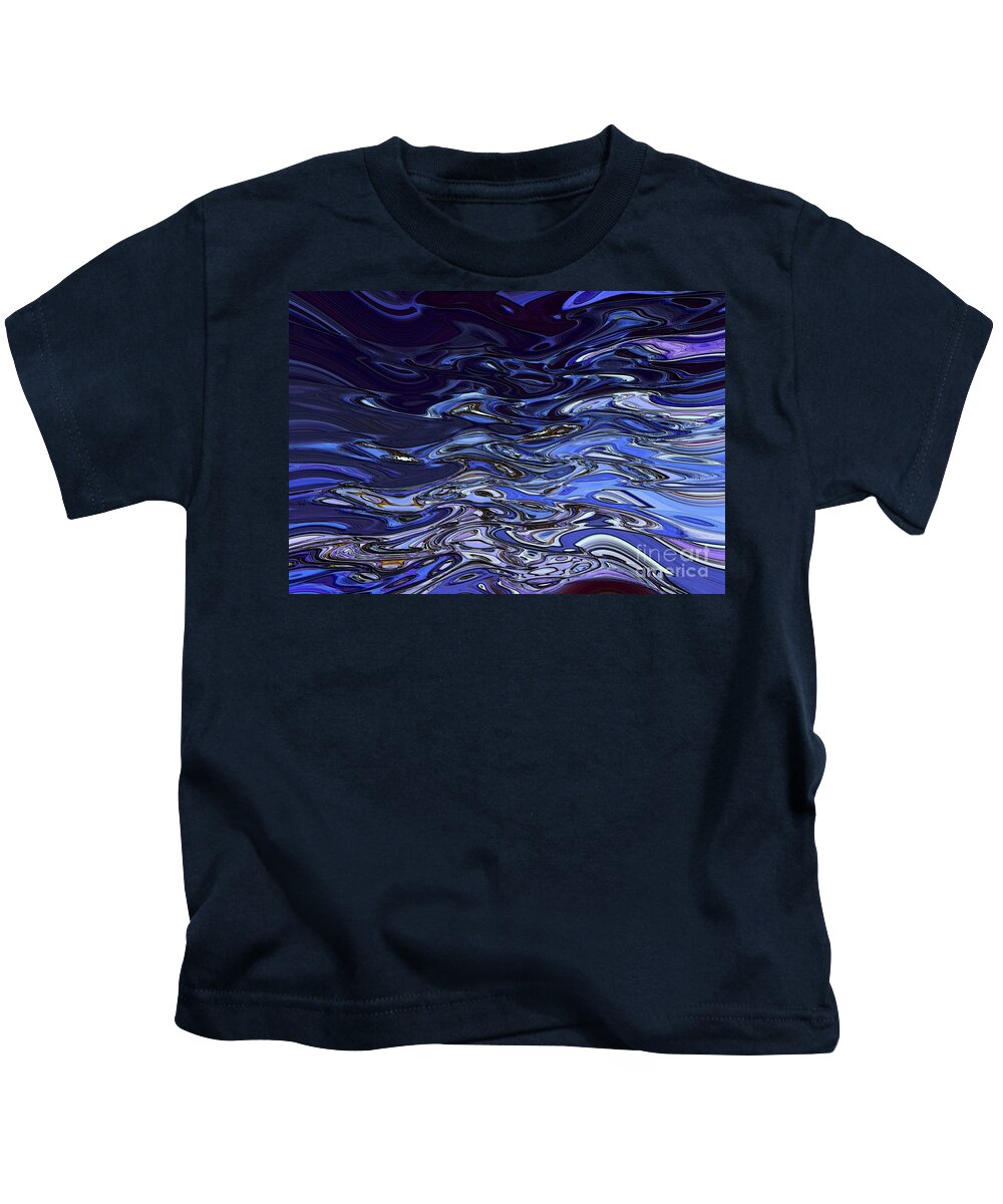 Abstract Art Kids T-Shirt featuring the photograph Abstract Reflections - Digital Art #2 by Robyn King