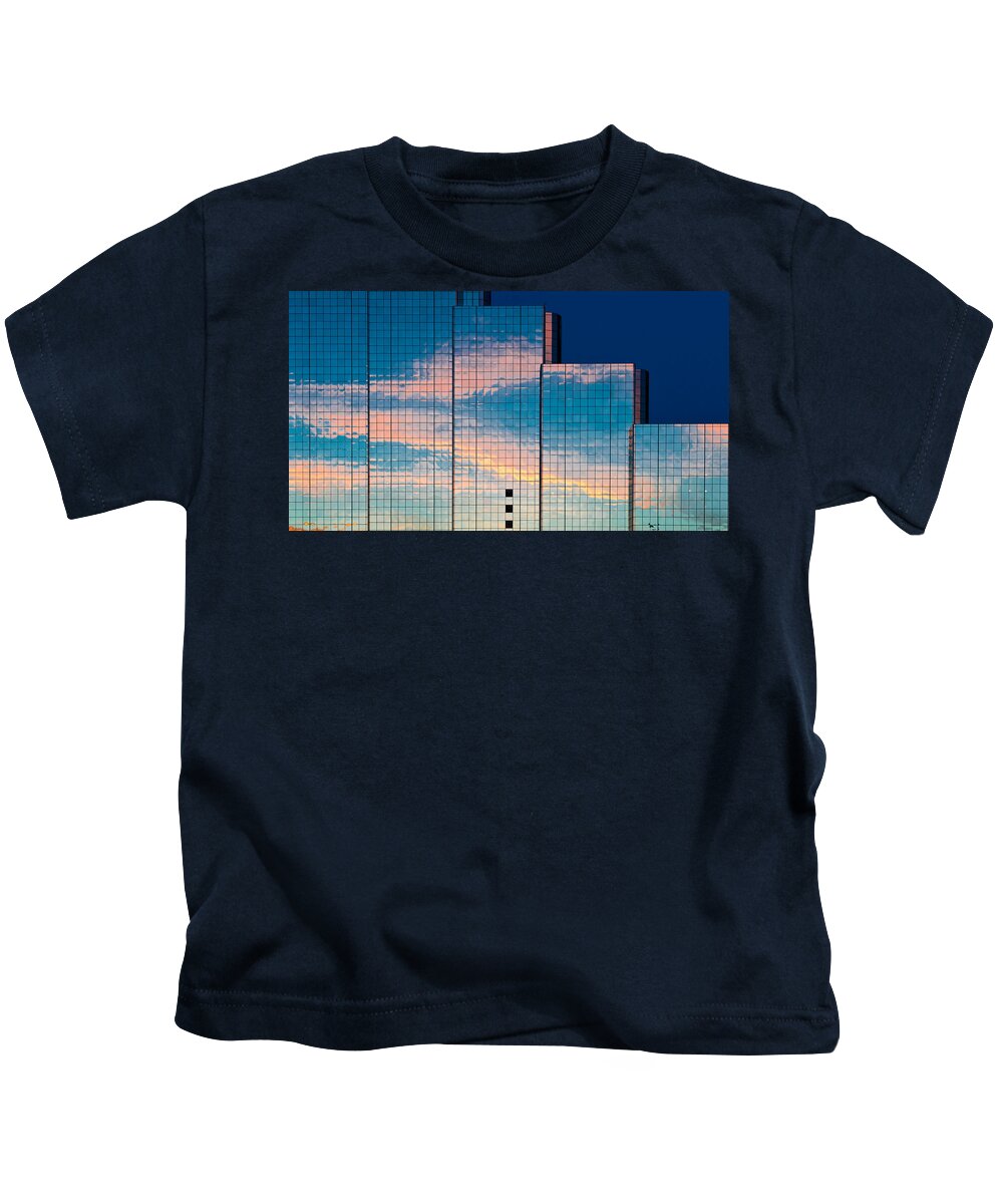 Abstract Kids T-Shirt featuring the photograph Abstract Sunset by Niels Nielsen