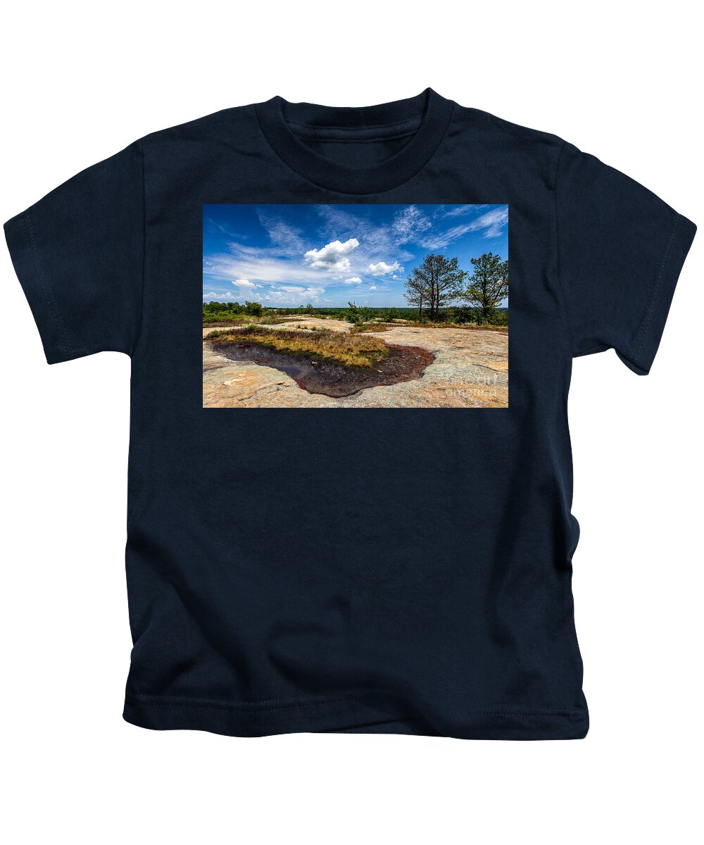 Arabia-mountain Kids T-Shirt featuring the photograph Arabia Mountain Preserve by Bernd Laeschke
