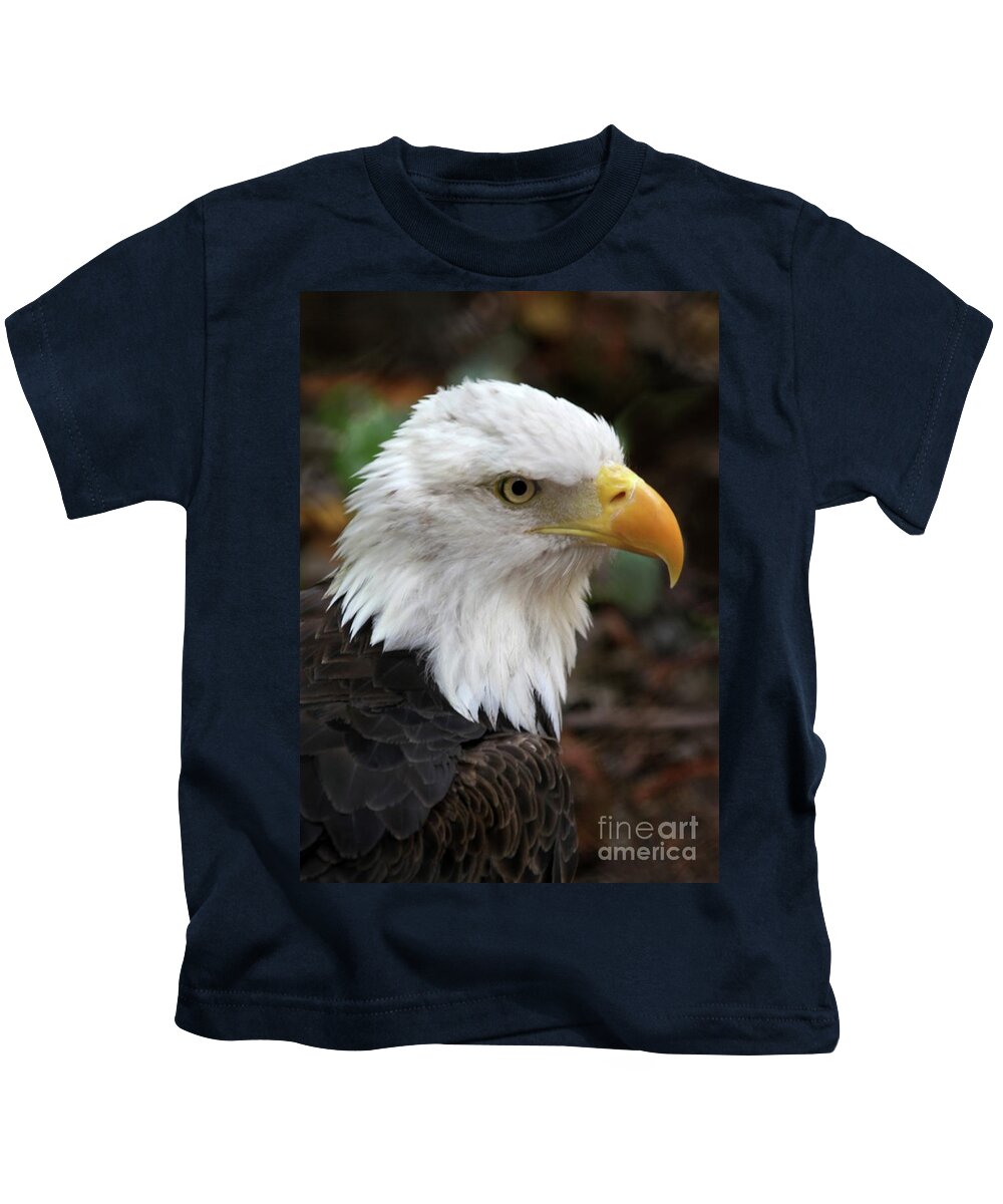 Eagle Kids T-Shirt featuring the photograph Awesome American Bald Eagle by Sabrina L Ryan