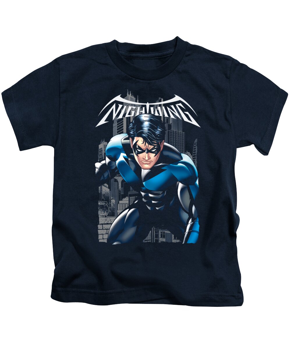  Kids T-Shirt featuring the digital art Batman - A Legacy by Brand A